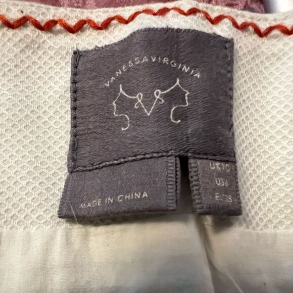 Stylish Red and White Women's Skirt - Picture 2 of 3